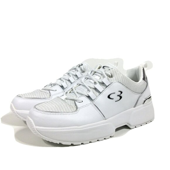 Skechers Concept 3 Womens To Top It Off Sneakers Size 8 White Silver 112007/WSL - Picture 1 of 8
